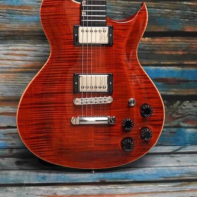 Washburn Idol WI-568 USA Custom Shop Dark Red/Amber image 3