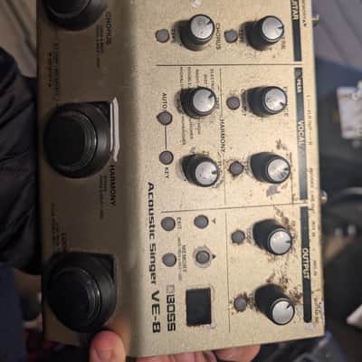 Boss Ve-8 Acoustic singer pedal lights up no sound asis image 6