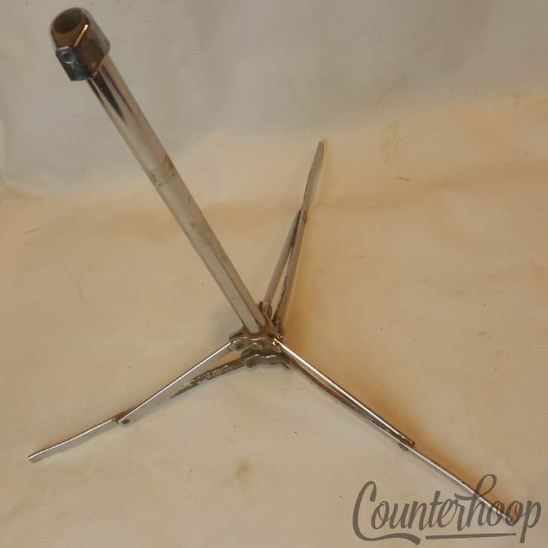 *Ludwig 1400 Tripod Base Cymbal Stand Part Buddy Rich Model Chrome USA Hardware* image 1