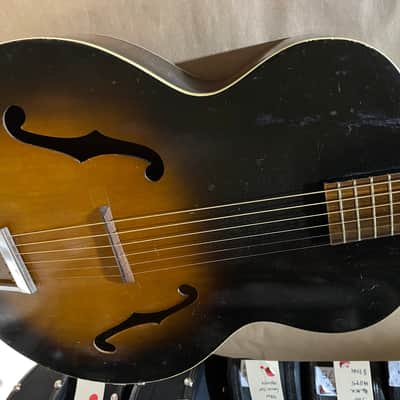 Harmony Master Broadway 1947-1971 USA Arch Top Burst Acoustic Guitar image 3