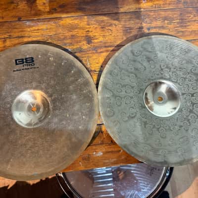Sabian 14" B8 Pro Medium Hi-Hat Cymbals (Pair) 2010 - 2017 - Brilliant image 2