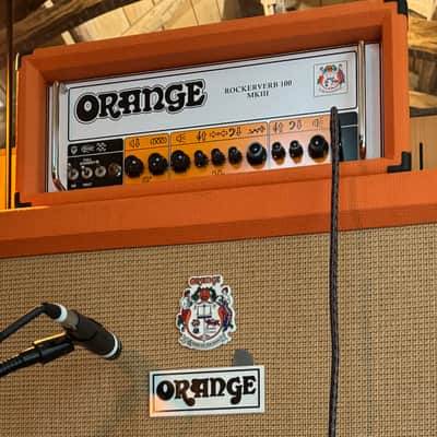 Orange Rockerverb 100 MKIII Tube Guitar Amplifier (2024) + flight case LIKE NEW image 10