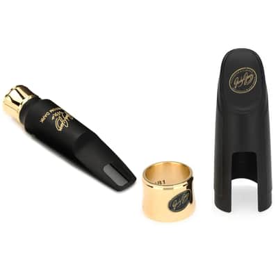 JodyJazz HR* Custom Dark Series Baritone Saxophone Mouthpiece with Ligature and Cap - 7 image 1