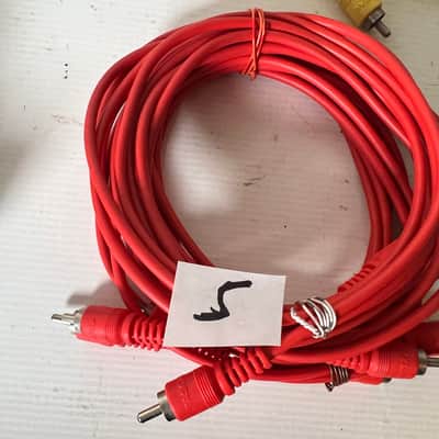 Lot of 47 Vintage Tascam Color coded RCA cables 5’ image 9