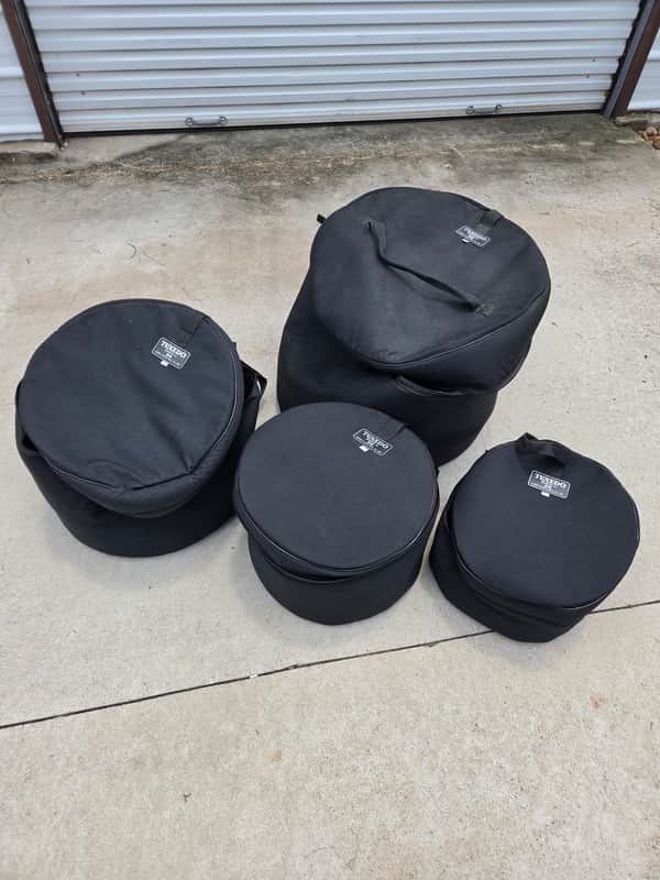 Humes and Berg 4pc Tuxedo Drum Bags 13/14/16/22 (C020-CA7) image 1