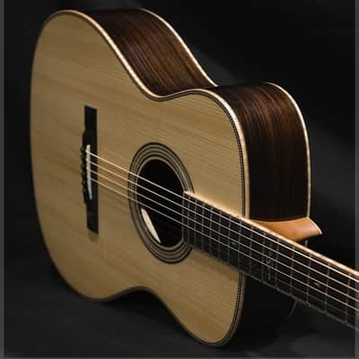 Hozen Red Label HR-OM-AR Torrefied Adirondack Spruce/Indian Rosewood image 7