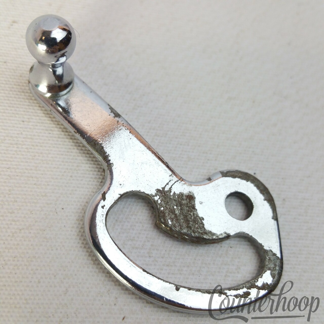 Ludwig P80 Snare Drum Throw-Off Slider Lever Arm Chrome Vintage 60s Part Chicago — main photograph