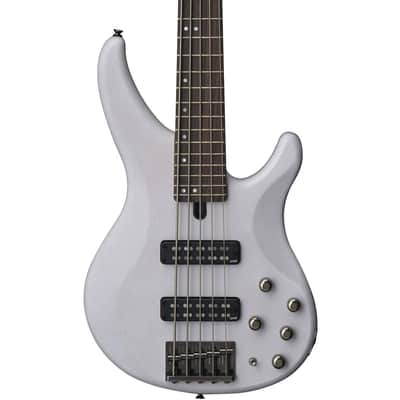 Yamaha TRBX505 5-String Bass Guitar (Translucent White) image 1
