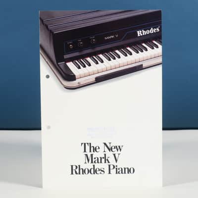 Rhodes Mark V Piano original brochure image 1