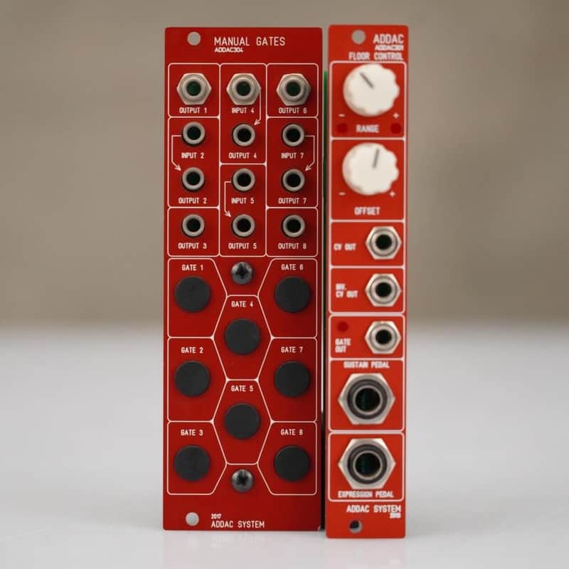 ADDAC System ADDAC304 Manual Gates & ADDAC301 Floor Control Modules #58920 image 1