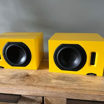 Neat Acoustics IOTA loudspeakers. Yellow image 2