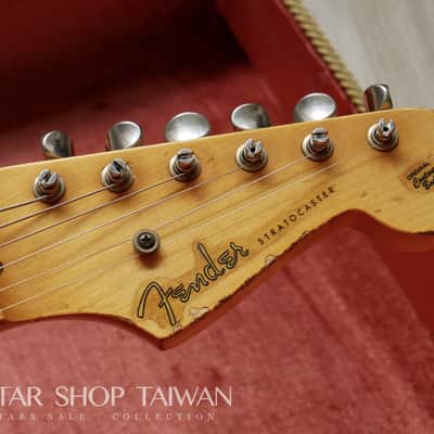 Fender Custom Shop John Cruz 1955 Hardtail Stratocaster Heavy Relic-White Blonde image 13