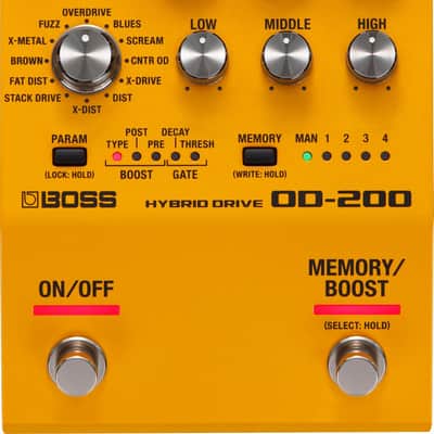 Boss OD-200 Hybrid Drive Effects Pedal image 1