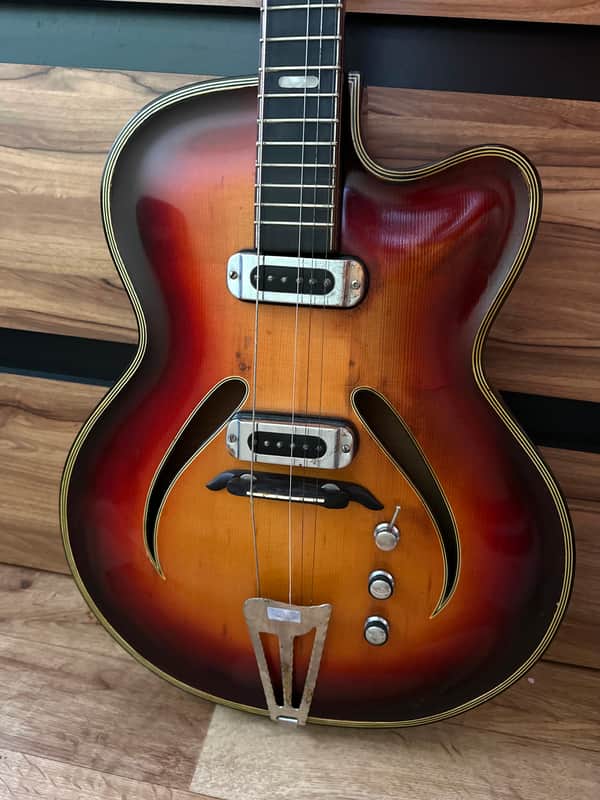 70s Musima Record GDR Germany Electric Guitar Vintage and very Rare image 1