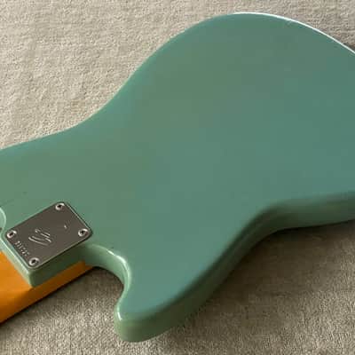 1966 USA Fender Musicmaster II Daphne Blue ES Stamped + OHSC Silver Case Beauty image 15