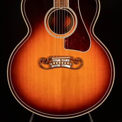 Gibson SJ-200 Rose Custom Acoustic Guitar Black J-200 | Reverb