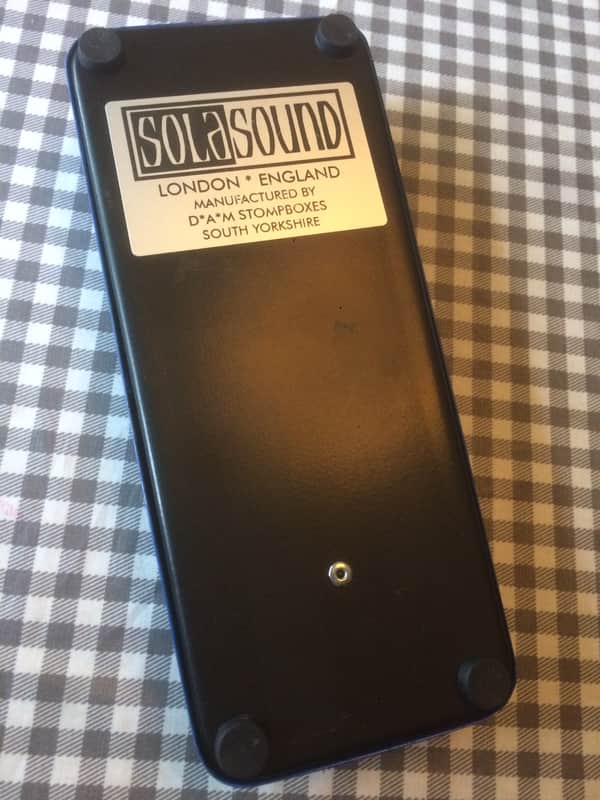 Colorsound Fuzz Box 1 knob fuzz, empty enclosure DAM 2014 blue image 1