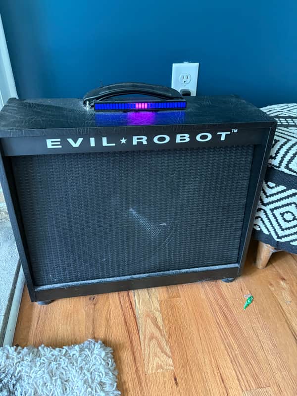 Fretted American Evil Robot 2010-2014 - Black tolex image 1