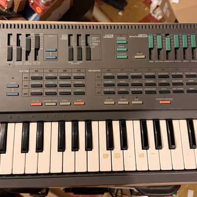 80s Yamaha PortaSound PSS-460 Grey/Green with Gigbag