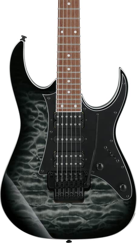Ibanez RG450QMB Standard Electric Guitar, Jatoba Fingerboard, Transparent Gray Burst image 1