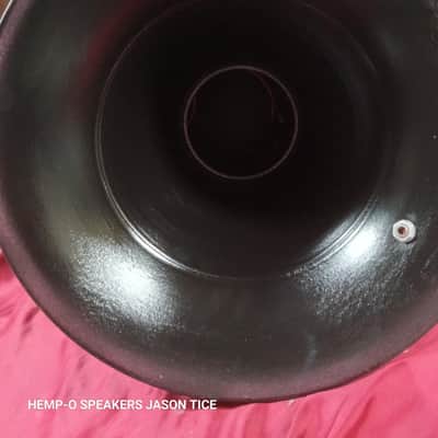 JENSEN  15.5" METAL HORN  6/6.5" DRIVER WWII HORN ???  GUITAR SPEAKER EFFECTS 1940s image 3