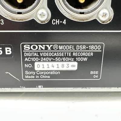 Sony DSR-1800 DVCAM DV MiniDV Digital Taper Player Recorder Deck Bild 9