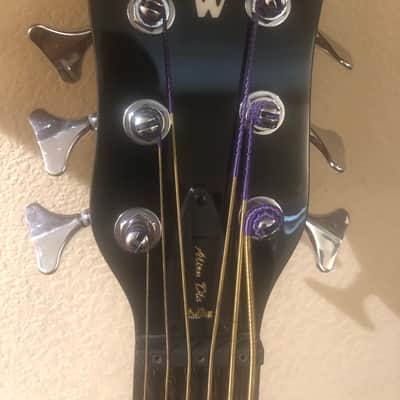 Warwick Alien 6 string acoustic bass, left handed image 3