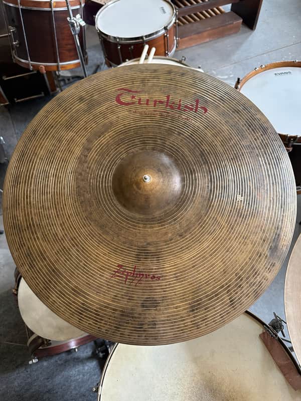 Turkish Cymbals 22" Jazz Series Zephyros Ride Cymbal Z-R22 2010s - Traditional