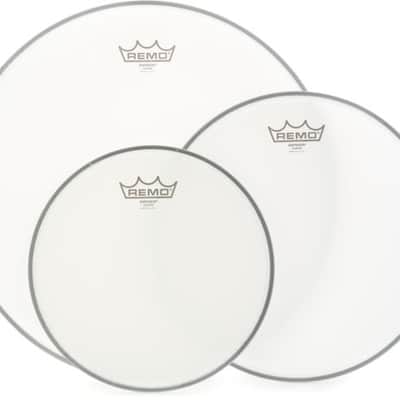 Remo Emperor Coated 3-piece Tom Pack - 10/12/16 inch image 2