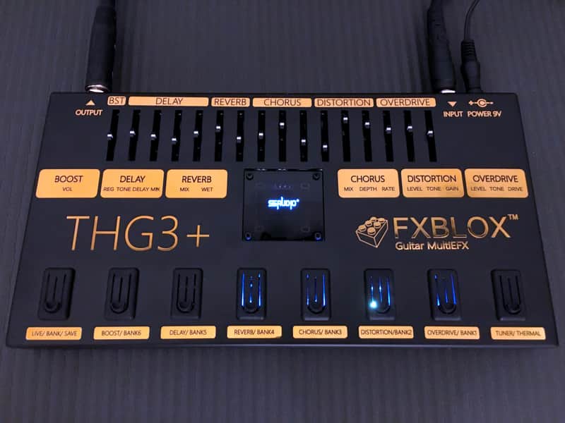 Guitar Multi Effect Overdrive Distortion Chorus Reverb Delay Boost 6 BANKS image 1