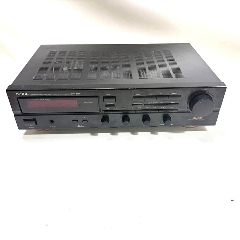 Denon DRA-345R 90s Receiver w/ Phono For Turntable image 1
