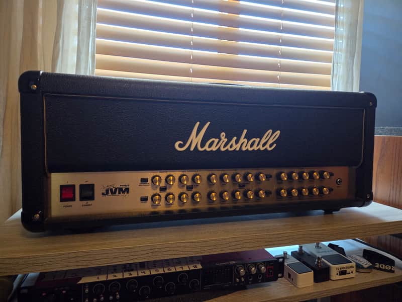 Marshall JVM410HJS Joe Satriani Edition 4-Channel 100-Watt Guitar Amp Head 2013 - 2018 - Black image 1