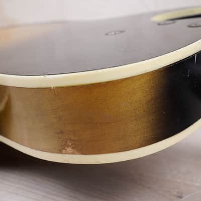 Airline 7206 Sunburst 1963 Harmony H-45 Stratotone Vintage Made in USA w/ Bag image 13
