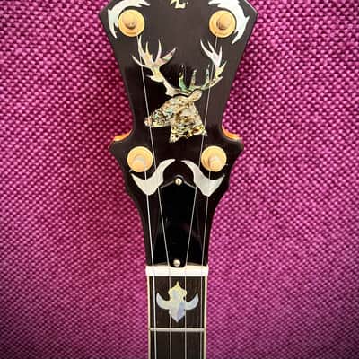 Viermont Luthiers Custom Artisan 5-String Banjo 1989 – One-Off Handcrafted Flame Maple Banjo – Serial B0320 image 8