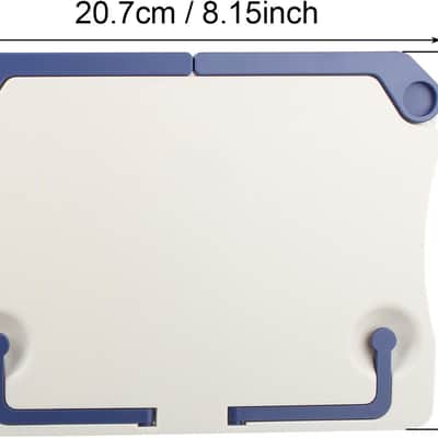 Music Stand Holder Portable Foldable Desktop Holder Frame Folding Tabletop Sheet Multi Functional Rack Bookholder for Instrument Book Document Pages Piano Guitar Ukulele etc image 2