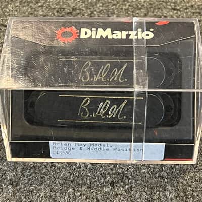 DiMarzio Brian May DP206 Signature Pickup Set 1980’s - Black - New Never Installed image 1