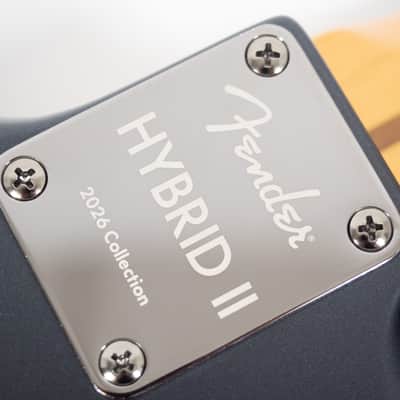 [SALE Ends June 30] [NEW] Fender Made in Japan Hybrid II 2026 Collection Jazzmaster Matte Phantom Black Satin Metallic Rosewood image 15