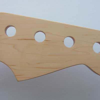 JAZZ Bass J* Guitar NECK/Nitro-MOP Block Inlay- Natural image 5