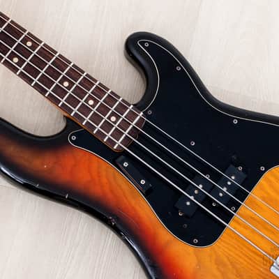 1978 Fender Precision Bass Sunburst Vintage Bass, 100% Original w/ Case image 7