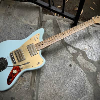 Waterslide Guitars Offset - Dual Foils - 2025 - Faded Sonic Blue. NEW, (Authorized Dealer) image 14