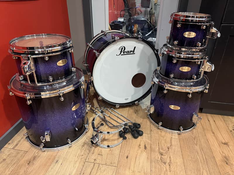 Pearl Reference One - Purple craze II 6 piece shell kit- Mint | Reverb