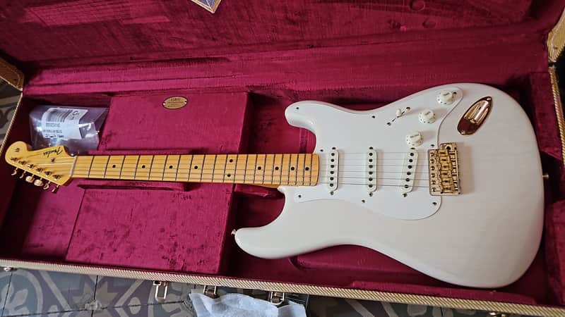 Fender Custom shop stratocaster vintage 57 Mary kaye 2023 - Aged White image 1