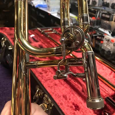 Yamaha YSL-882GO Xeno Open Wrap Trombone 2010s - Lacquered Brass image 6