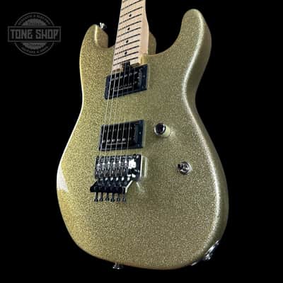 Charvel Custom Shop San Dimas 2H FR Gold Sparkle w/case C17761 image 3