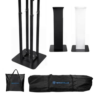 2) American DJ Focus Flex Wireless DMX Moving Head Lights+Case+Stands+Controller image 5