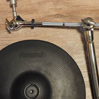 Roland CY-13R Ride Cymbal Pad w/ Boom Arm, Clamp & Cables – V-Drums image 6