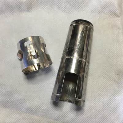 leblanc ligature Bb soprano clarinet 1960’s silver plated image 2