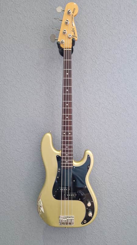 Fender Precision Bass PB-70 1993 Aztec Gold Relic MIJ Japan image 1