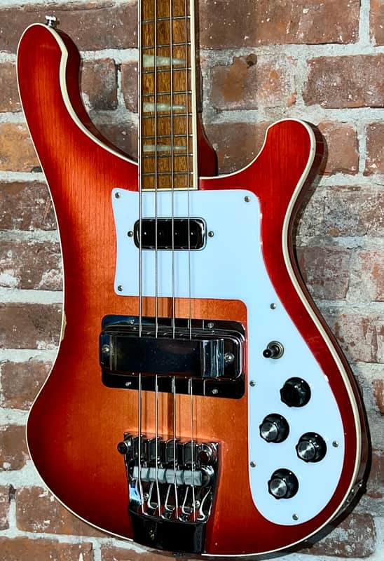 Stunning 1977 Rickenbacker 4001  Fireglo 4 String Bass, Excellent One Owner, This Bass is What Dreams are Made Of ! - Excellent