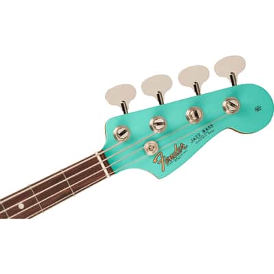 Fender American Vintage II 1966 Jazz Bass RW Sea Foam Green - 4-String Electric Bass image 4